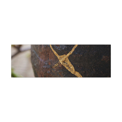 Dawn Tea Ceremony Canvas Art - Kintsugi Mono No Aware