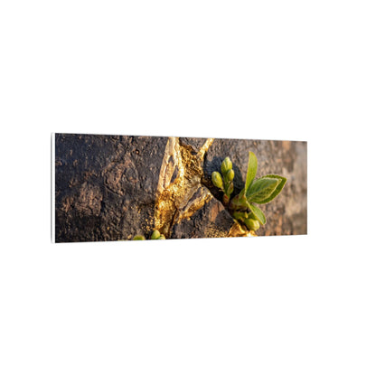 Rust Patina Gold Repair Canvas Art | Resilient Kintsugi Art