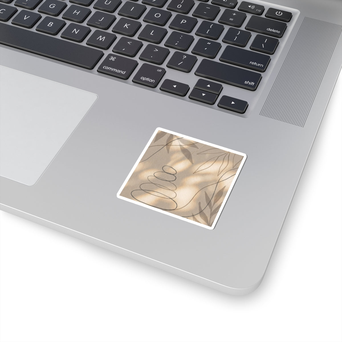 Kanso River Stones Sticker - Japandi Minimal Line