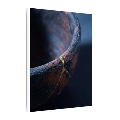 Artful Ceramic Bowl Canvas Art - Broken Beauty Kintsugi
