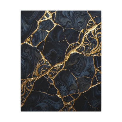 Kintsugi Gold Vein Canvas Art