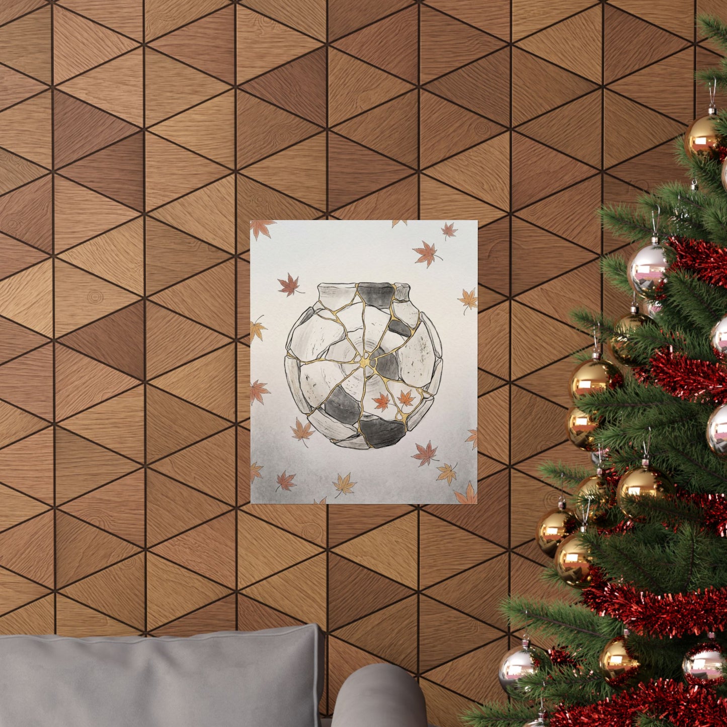 Dawn Broken Pottery Wall Art Print - Japandi Datsuzoku