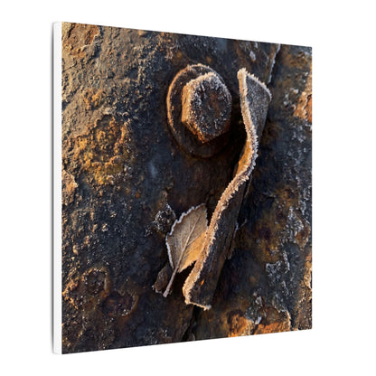Moody Rust Patina Canvas Art - Moody Minimal Dark Japandi