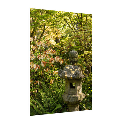 Spring Stone Lantern Gold Repair Canvas Art | Beautiful Decor