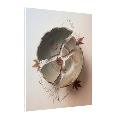 Dawn Ceramic Bowl Canvas Art - Japandi Fukinsei