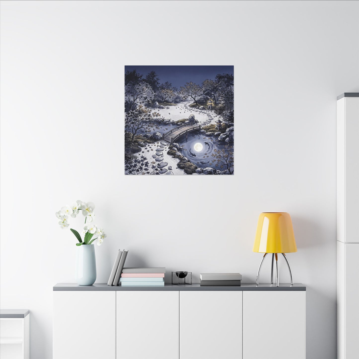 Torii Gate Enso Canvas Art | Contemplative Zen Art