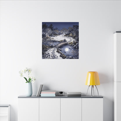 Torii Gate Enso Canvas Art | Contemplative Zen Art