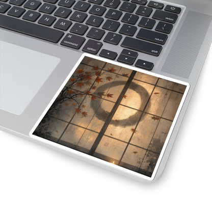Shoji Screen Sticker | Autumn Japandi Texture Art