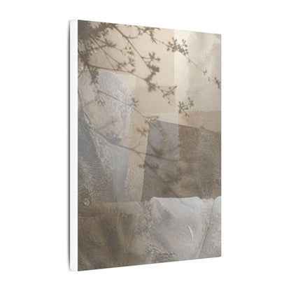 Neutral Shadow Play Canvas Art - Texture Japandi