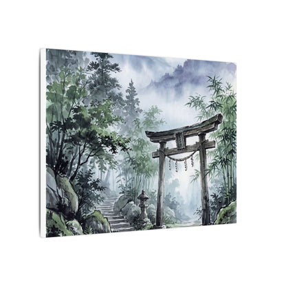 Moonlight Torii Gate Canvas Art - Zen Fukinsei