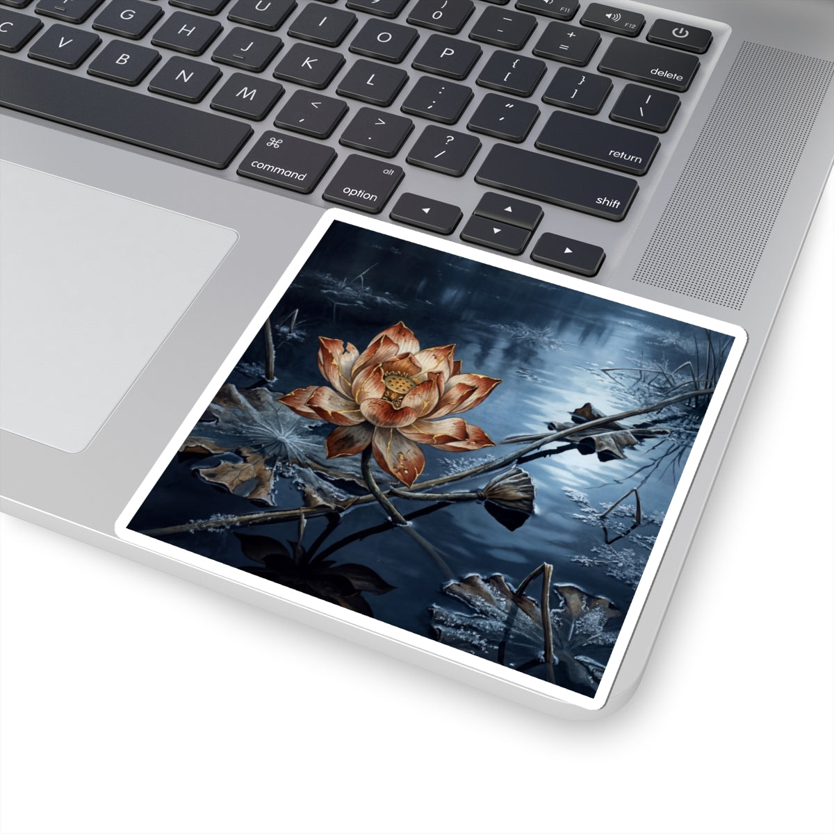 Fukinsei Lotus Flower Sticker - Kintsugi Broken Beauty Art Print