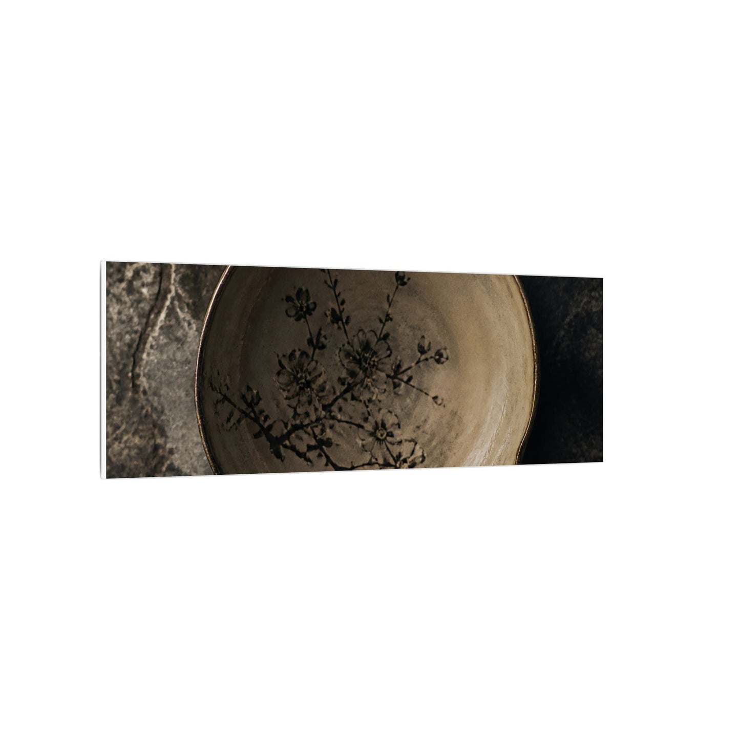 Ceramic Bowl Spring Canvas Art | Japandi Earthy Design