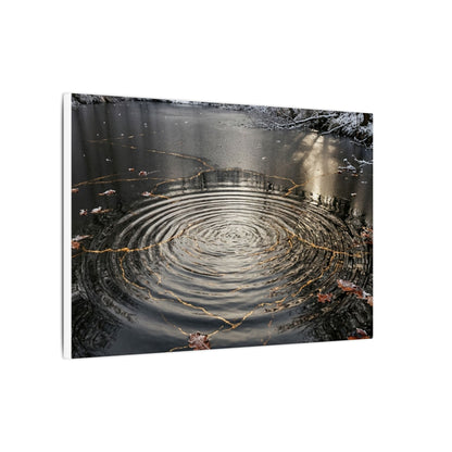 Water Ripple Broken Beauty Canvas Art | Artful Kintsugi Art