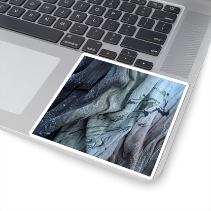 Japandi Silk Drape in Moonlight | Japanese Pattern Sticker