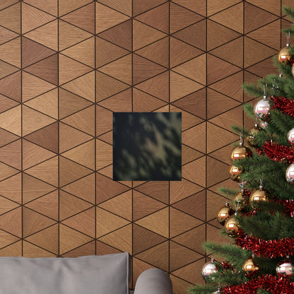 Dappled Shadow Play Wall Art Print - Dark Japandi Ma