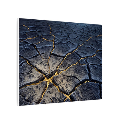 Cracked Earth Broken Beauty Canvas Art | Artful Kintsugi Art