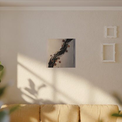 Dawn Ink Brushstroke Canvas Art - Kintsugi Ma