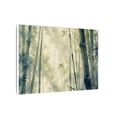 Bamboo Grove Spring Canvas Art | Zen Serene Design
