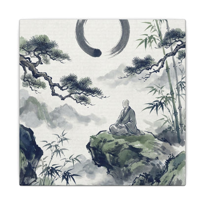 Zen Sumi-e Canvas Art