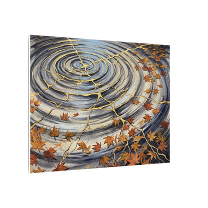 Moonlight Water Ripple Canvas Art - Kintsugi Fukinsei