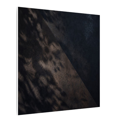 Shadow Play Winter Canvas Art | Dark Japandi Moody Design