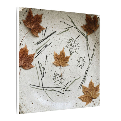 Ceramic Bowl Autumn Canvas Art | Japandi Elegant Design
