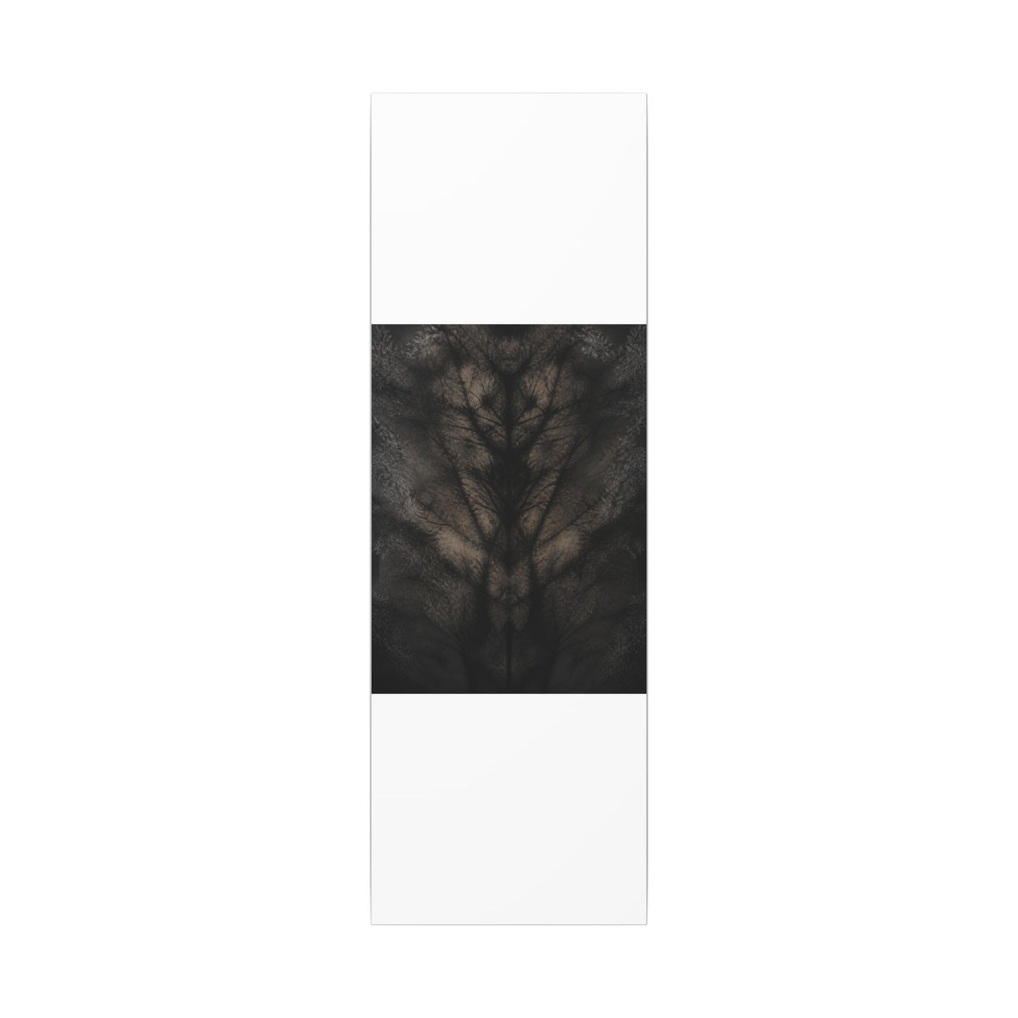 Seijaku Shadow Play Canvas Art - Dark Japandi Charcoal Ink