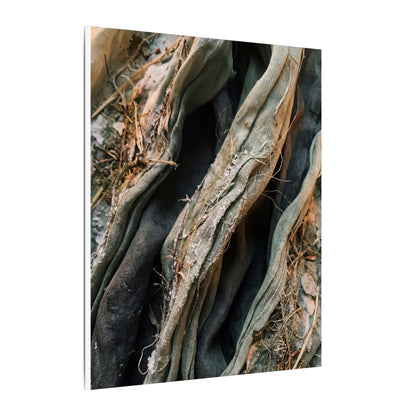 Silk Drape Winter Canvas Art | Japandi Cozy Design