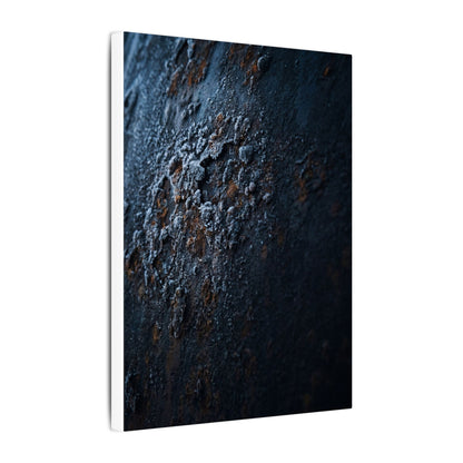 Rust Patina Canvas Art | Winter Dark Japandi Shadow Zen Art