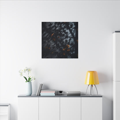 Autumn Shadow Play Shadow Zen Canvas Art | Atmospheric Decor