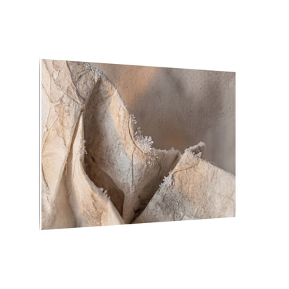 Japandi Paper Fold in Candlelight | Watercolor Canvas Art