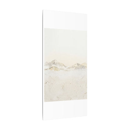 Mountain Mist Winter Canvas Art | Japandi Warm Design