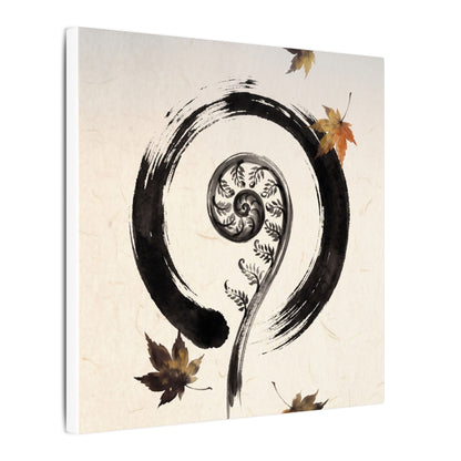 Fern Unfurling Autumn Canvas Art | Zen Peaceful Design