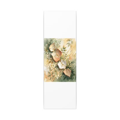 Japandi Broken Pottery in Golden Hour | Watercolor Canvas Art