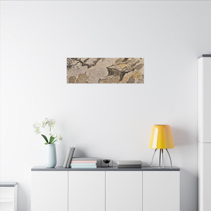 Pine Tree Canvas Art | Winter Japandi Japanese Pattern Art