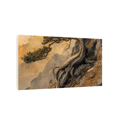 Summer Pine Tree Texture Canvas Art | Cozy Decor