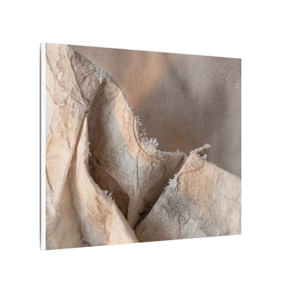 Japandi Paper Fold in Candlelight | Watercolor Canvas Art