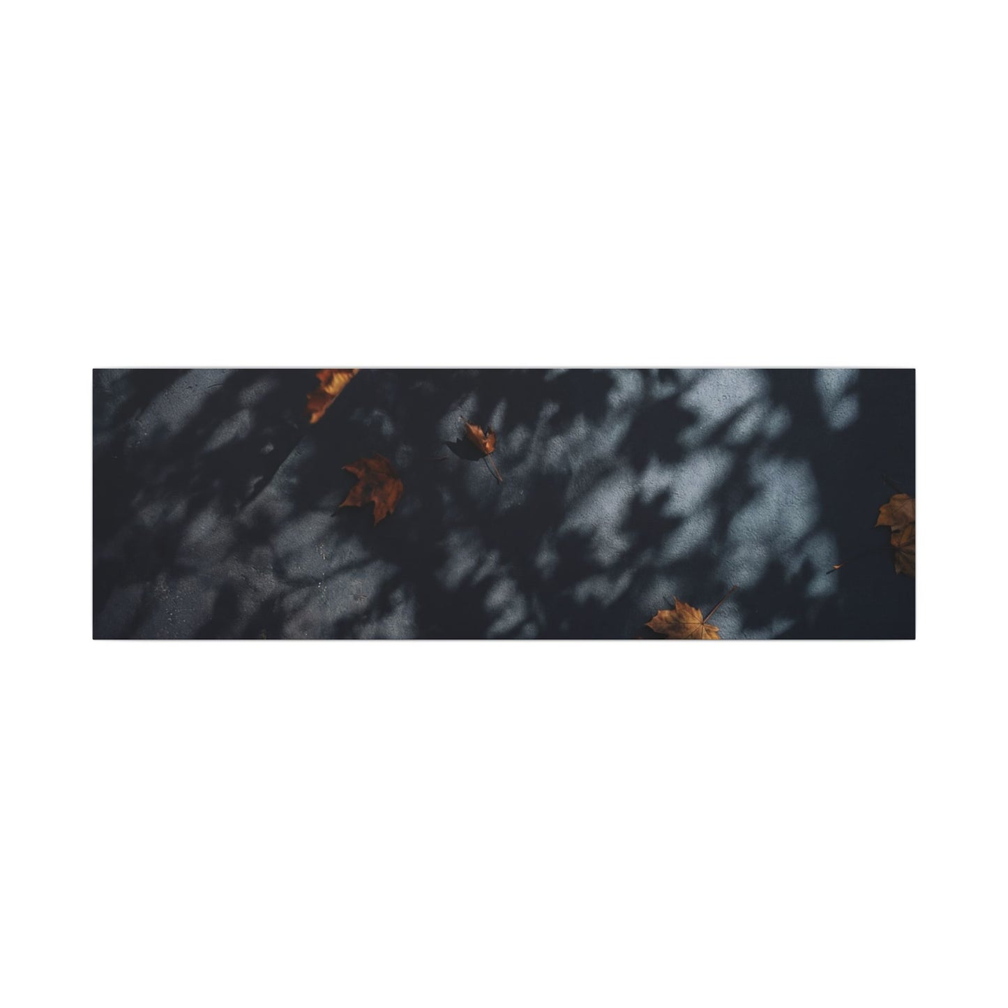 Autumn Shadow Play Shadow Zen Canvas Art | Atmospheric Decor