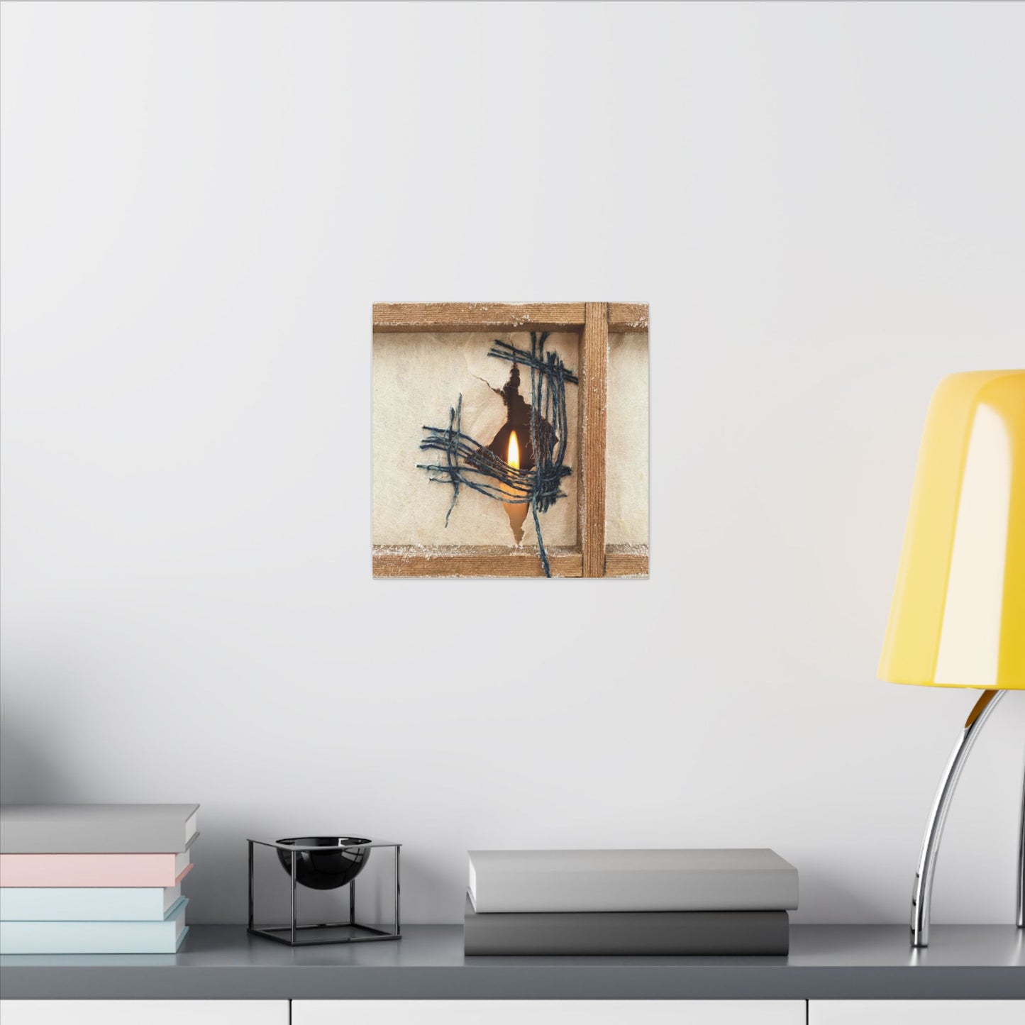Winter Shoji Screen Broken Beauty Canvas Art | Resilient Decor