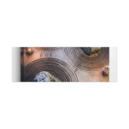 Candlelight Rock Garden Canvas Art - Japandi Ma