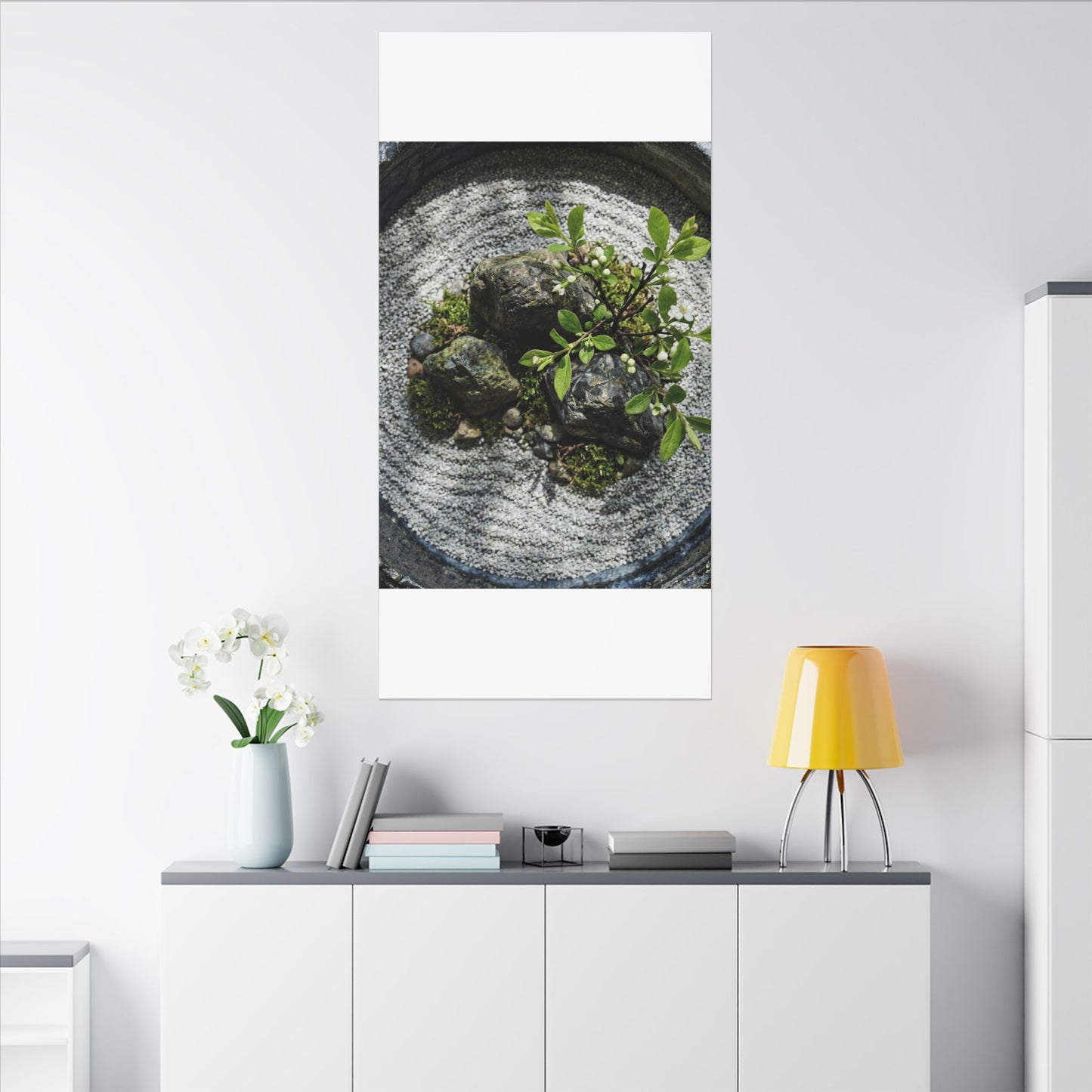 Zen Ceramic Bowl in Dappled | Karesansui Canvas Art