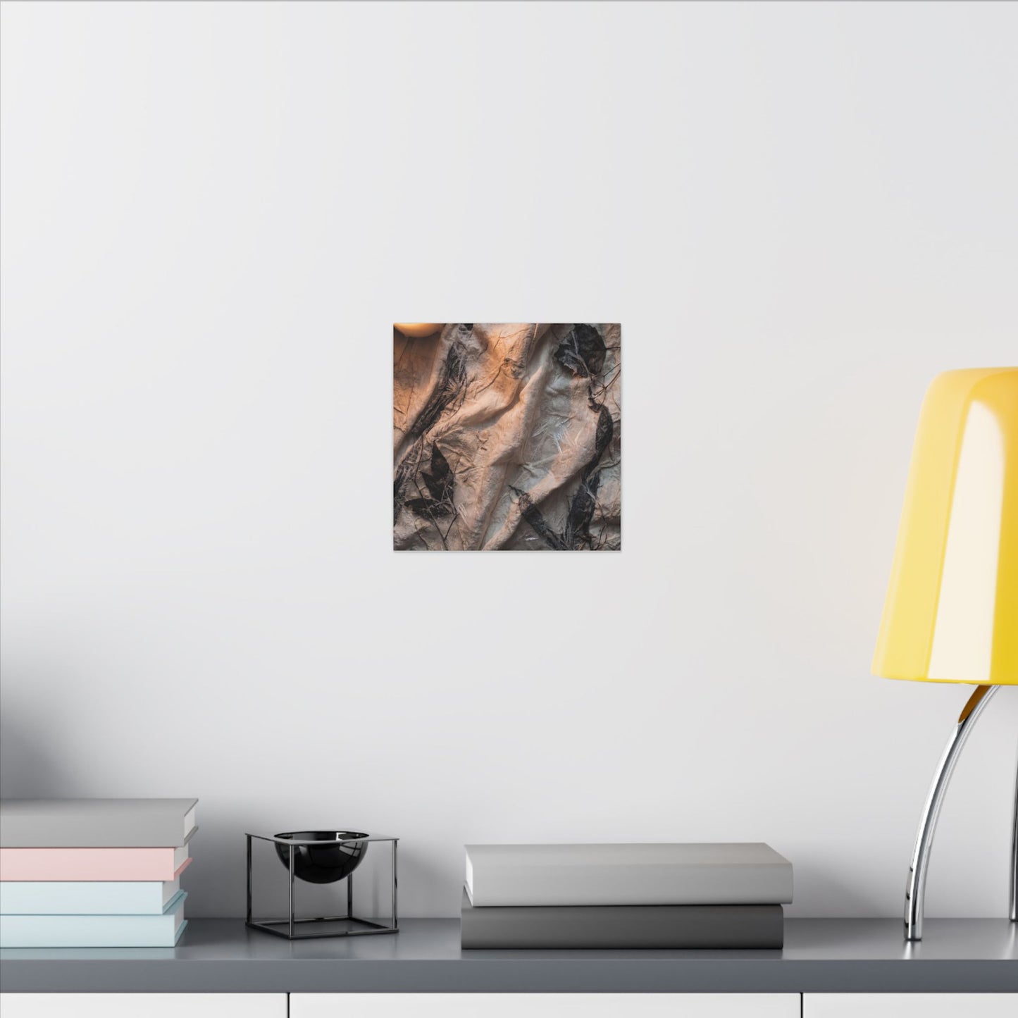 Candlelight Silk Drape Canvas Art - Japandi Mono No Aware