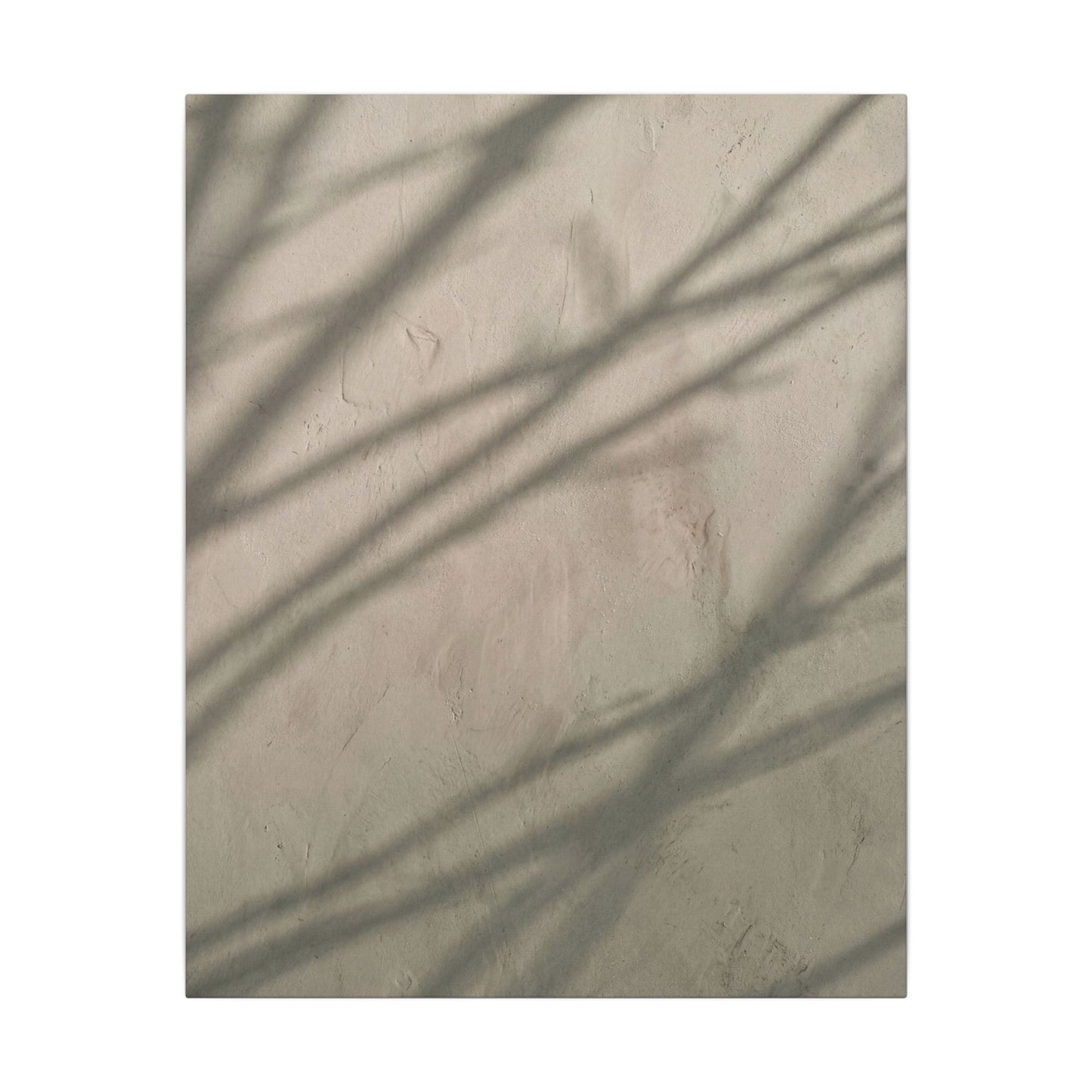 Shadow Play Japanese Pattern Canvas Art | Warm Japandi Art