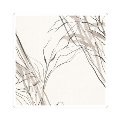Ma Shoji Screen Sticker - Japandi Minimal Line
