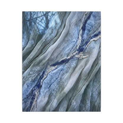 Moonlight Silk Drape Canvas Art - Japandi Mono No Aware