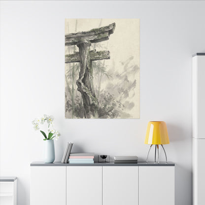 Torii Gate Summer Canvas Art | Zen Tranquil Design