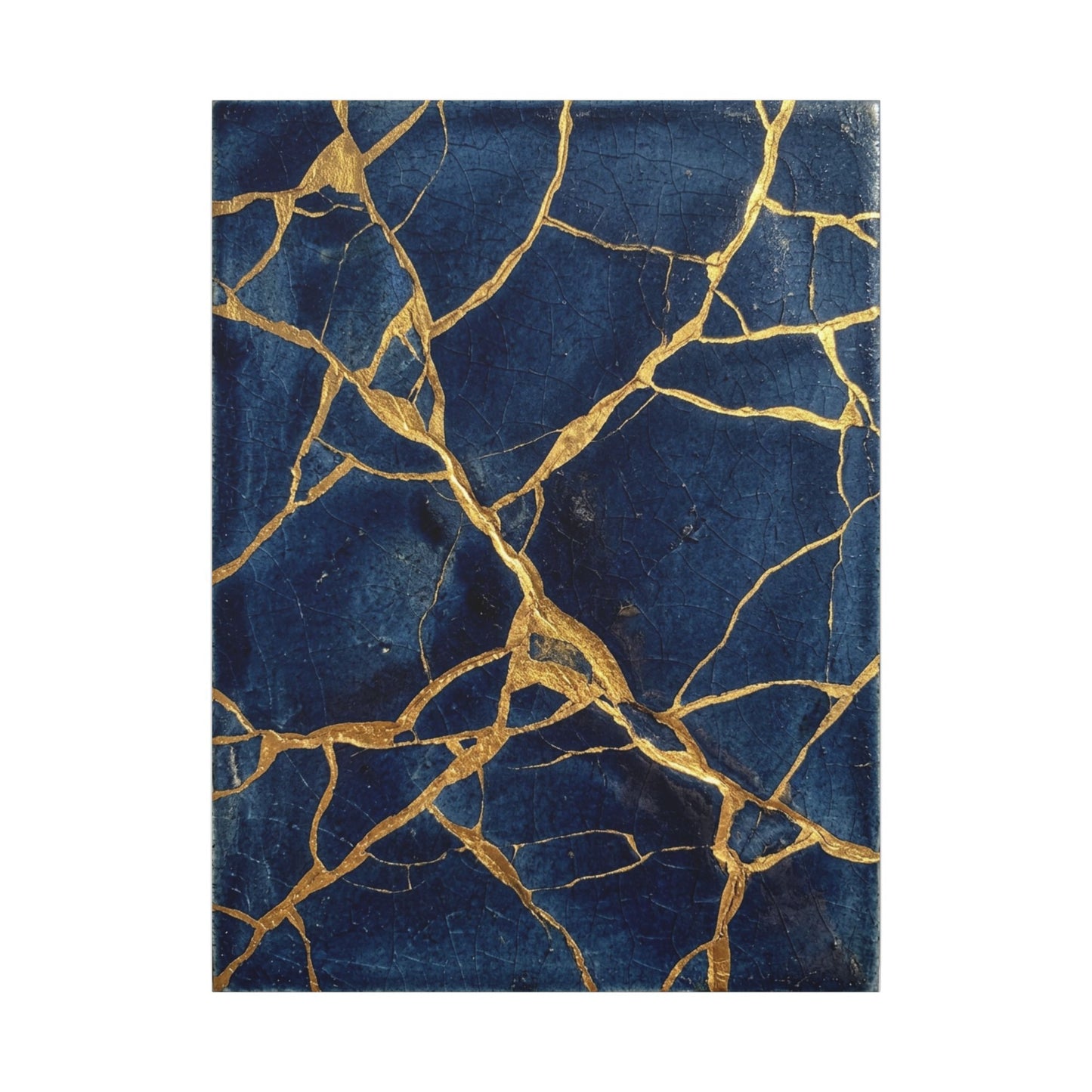 Kintsugi Crackle Canvas Art