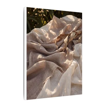 Silk Drape Summer Canvas Art | Japandi Neutral Design
