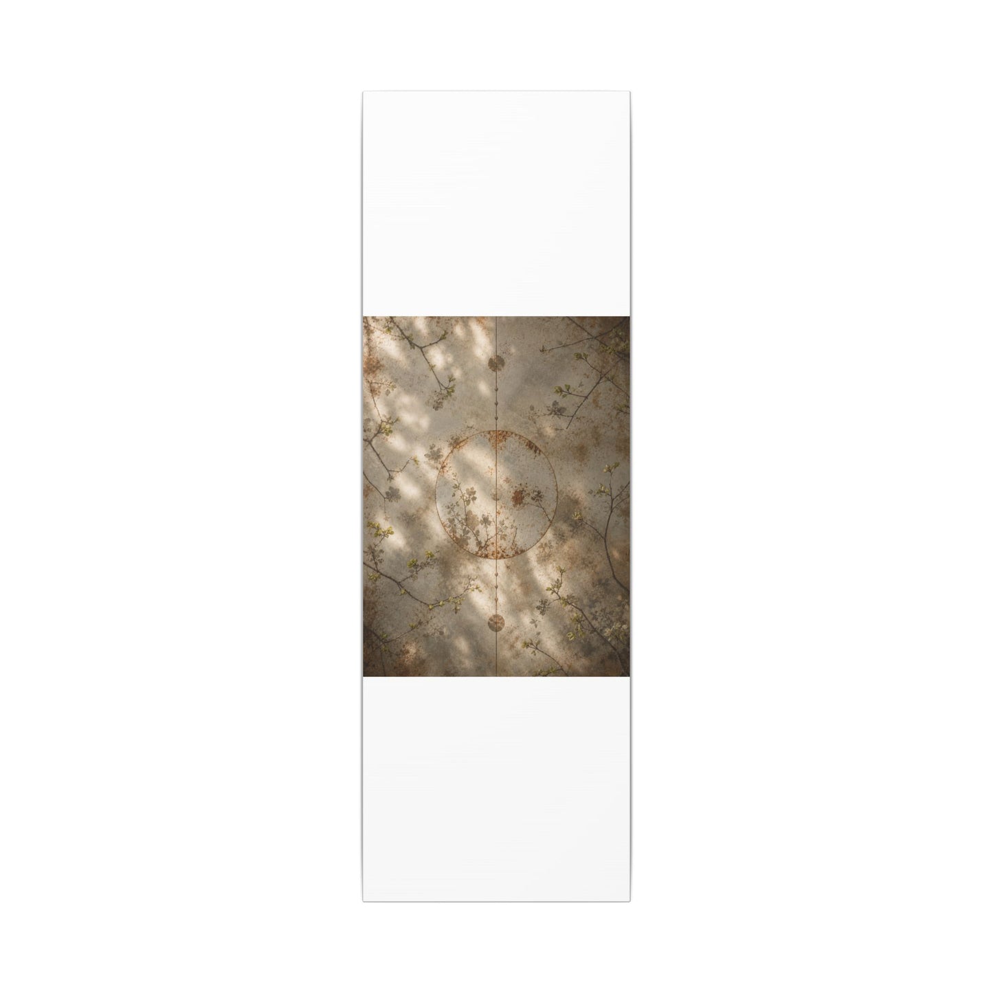 Japandi Rust Patina in Dappled | Japanese Pattern Canvas Art