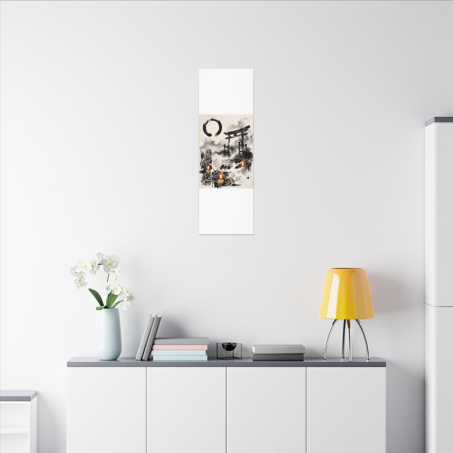 Candlelight Torii Gate Canvas Art - Zen Datsuzoku